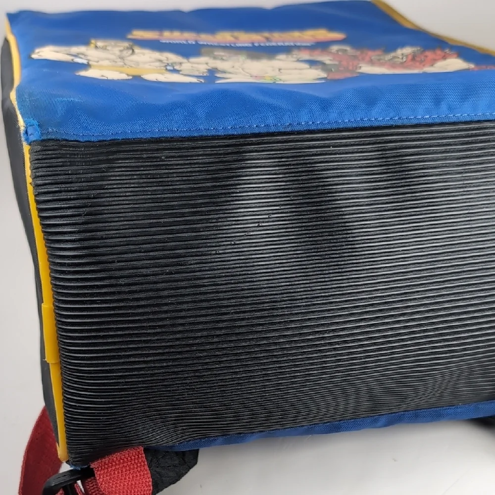 Vintage WWF Superstars Wrestling Bookbag Backpack 1991!!!!